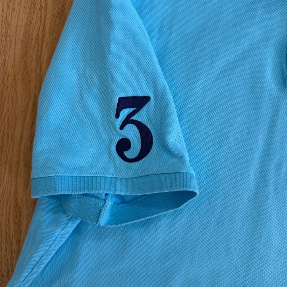Polo Ralph Lauren Big Pony Polo Mens XXL Blue Excellent Classic Fit 3 Patch - Picture 4 of 7